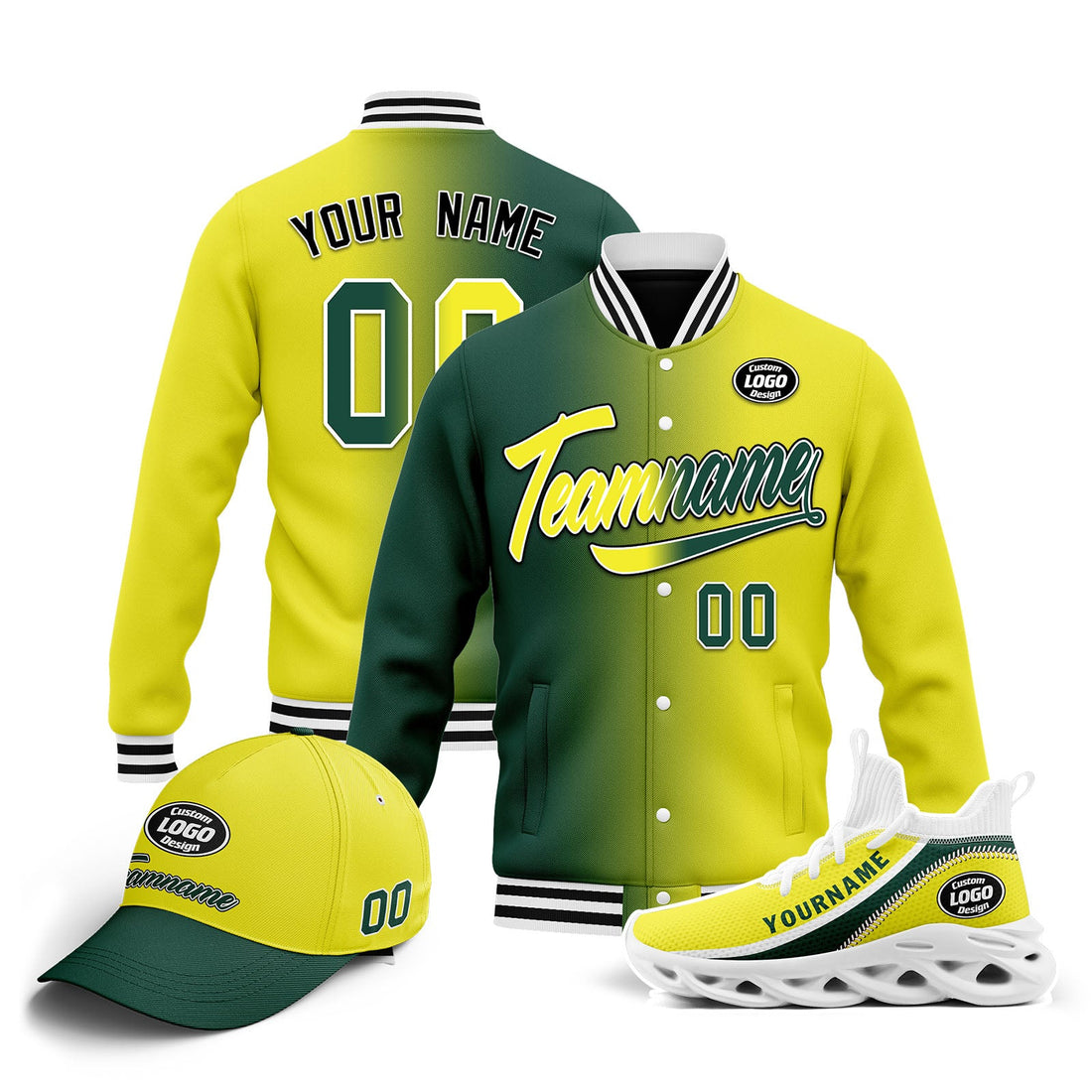 Gifts For Him/Her,Custom Jacket MaxSoul Shoes and Hat Combo Offer Personalized Combo ZH-D028015-14