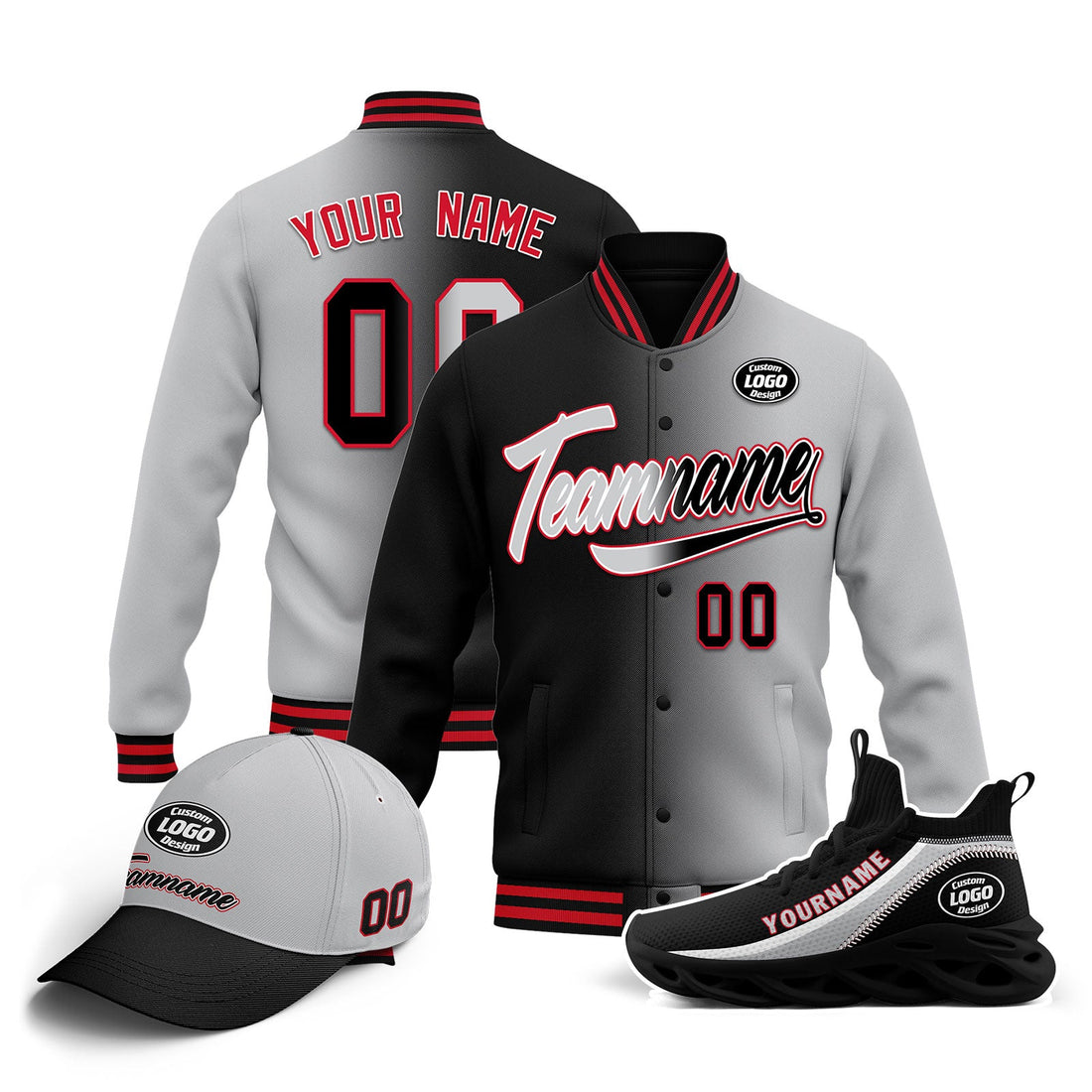 Gifts For Him/Her,Custom Jacket MaxSoul Shoes and Hat Combo Offer Personalized Combo ZH-D028016-2