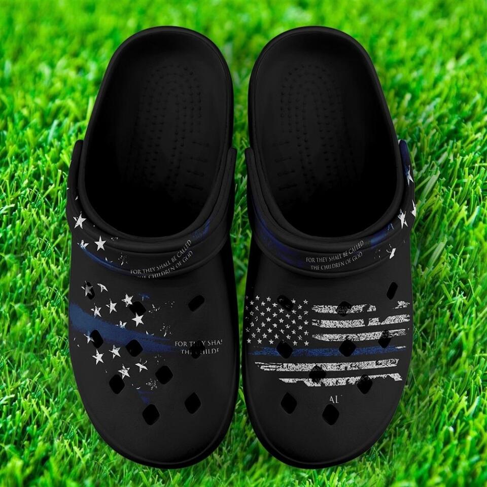 Custom corporate gifts, corporate personalized gifts Custom Clogs Shoes, American Flag for Clog Shoes, Printed Shoes Clogs-B06012