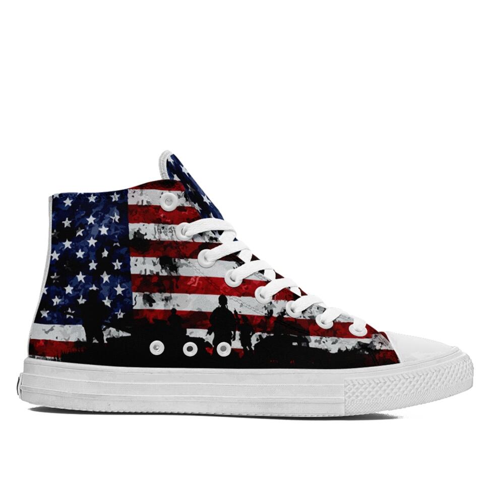 Custom Corporate Client Gifts, Personalized Corporate Gifts and Employee Gifts Custom New High Cut, Personalized Sneakers Shoes, Hi-Top-B08001