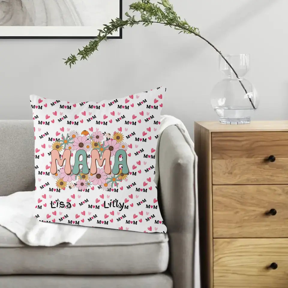 Corporate Thank You Gifts, Custom Logo Gifts Mother's Day - Personalized Pillow, Pillow-C04108