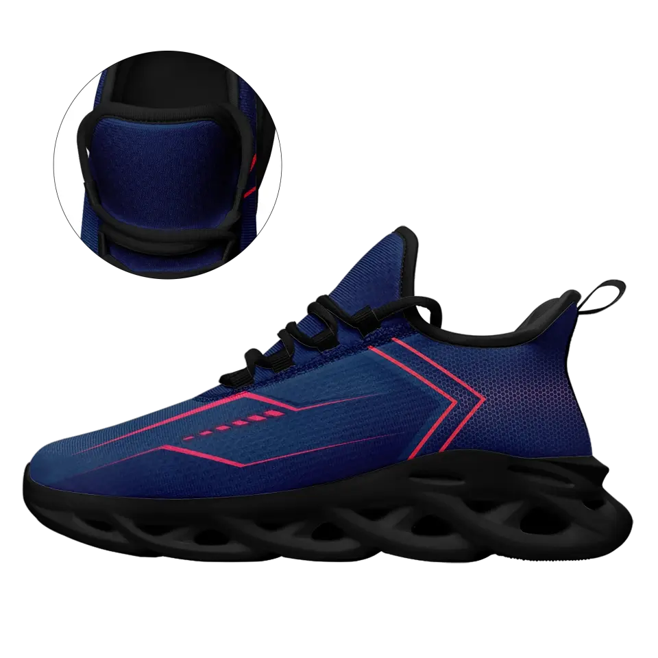 Custom Fitness Trainers Sneakers | Personalized With Name, Logo | Lightweight Trainers Gym Running Shoes | Sports, Event, Team Gift | GMS-C0602