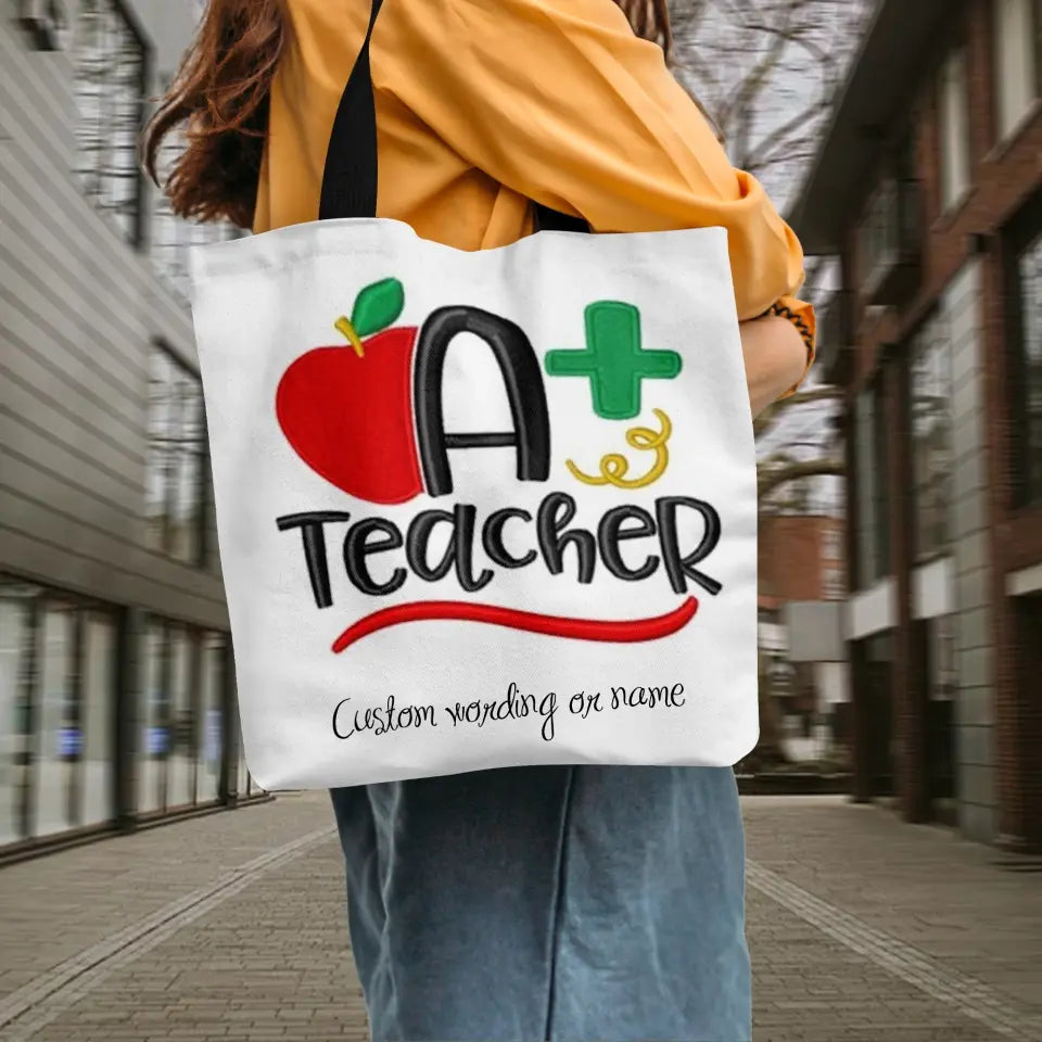 Business gifts ideas, Custom Logo Gifts Personalized Back to School Bag, Teacher Gift Bag, Thank you Teacher Tote Bag, PR228-23020049