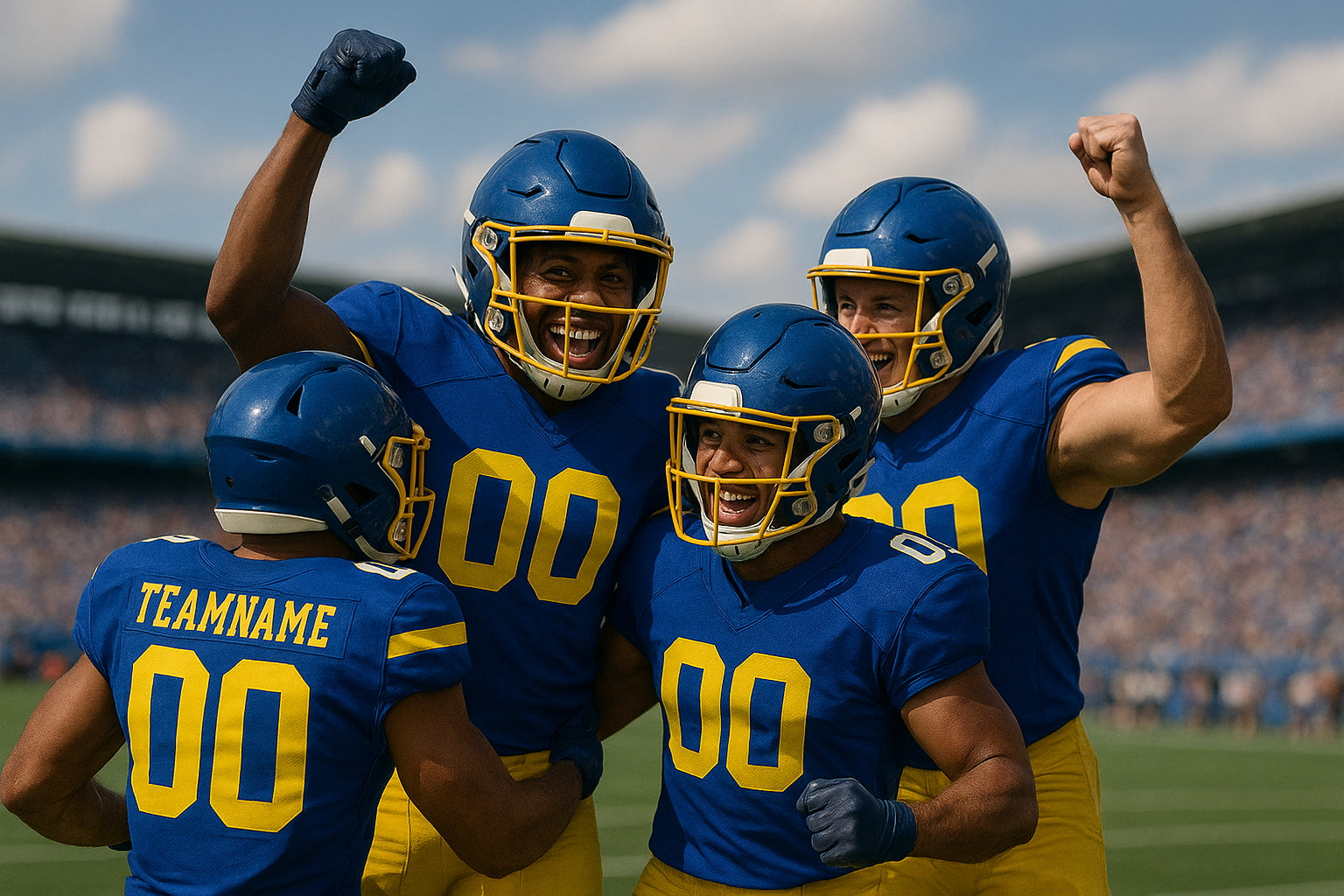 Build Team Pride with Stylish Custom Printed Football Jerseys