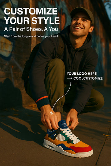 Your Vision, Your Style: Printed on Demand AJ4 Sneakers
