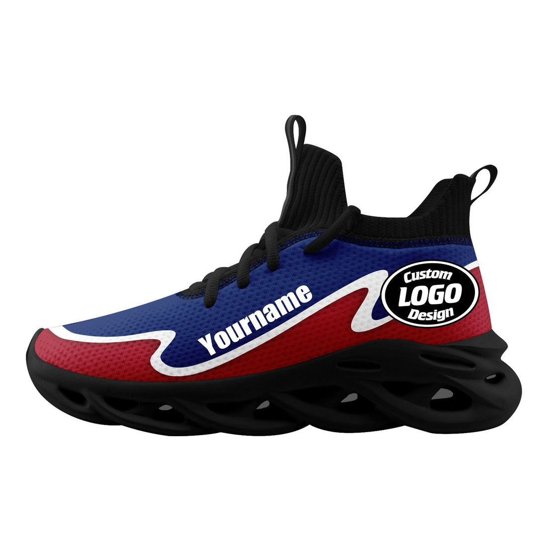 Custom Blue Red Maxsoul Shoes Personalized Sneaker FN030A-E020011-17