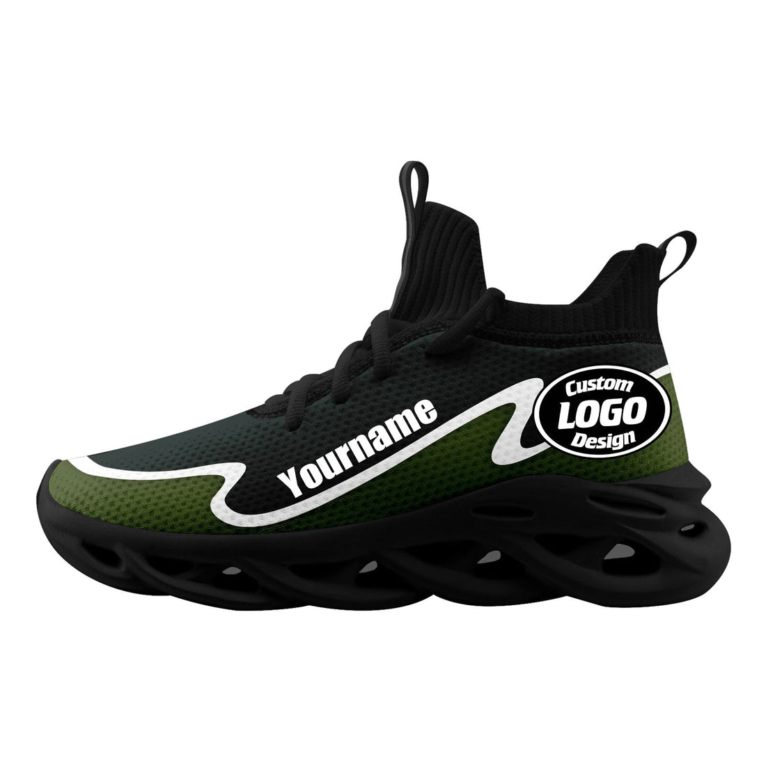 Custom Forest Green Maxsoul Shoes Personalized Sneaker FN030A-E020011-14