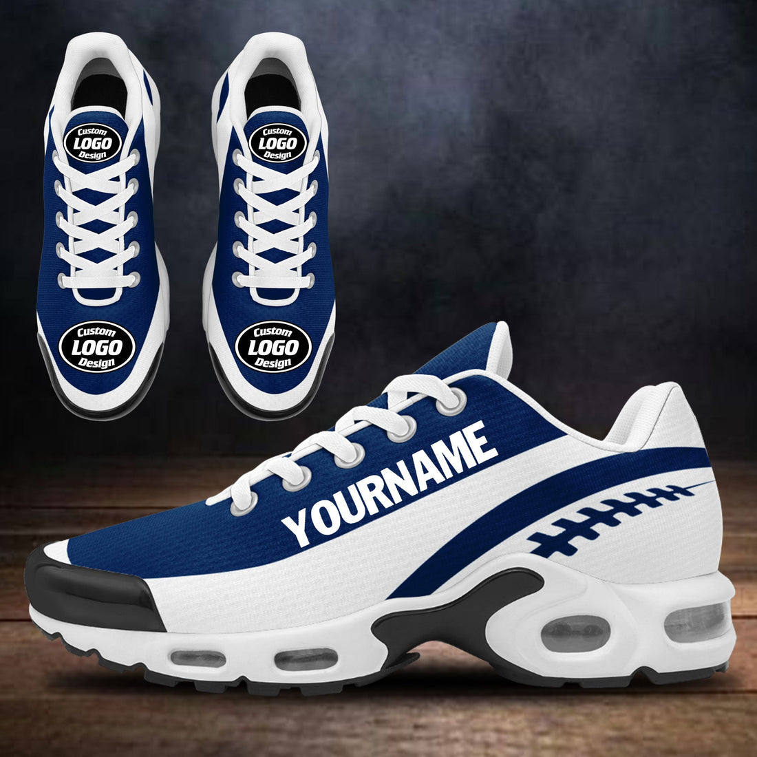 Custom Blue White TN Shoes Personalized Sneakers TN-D020077-14