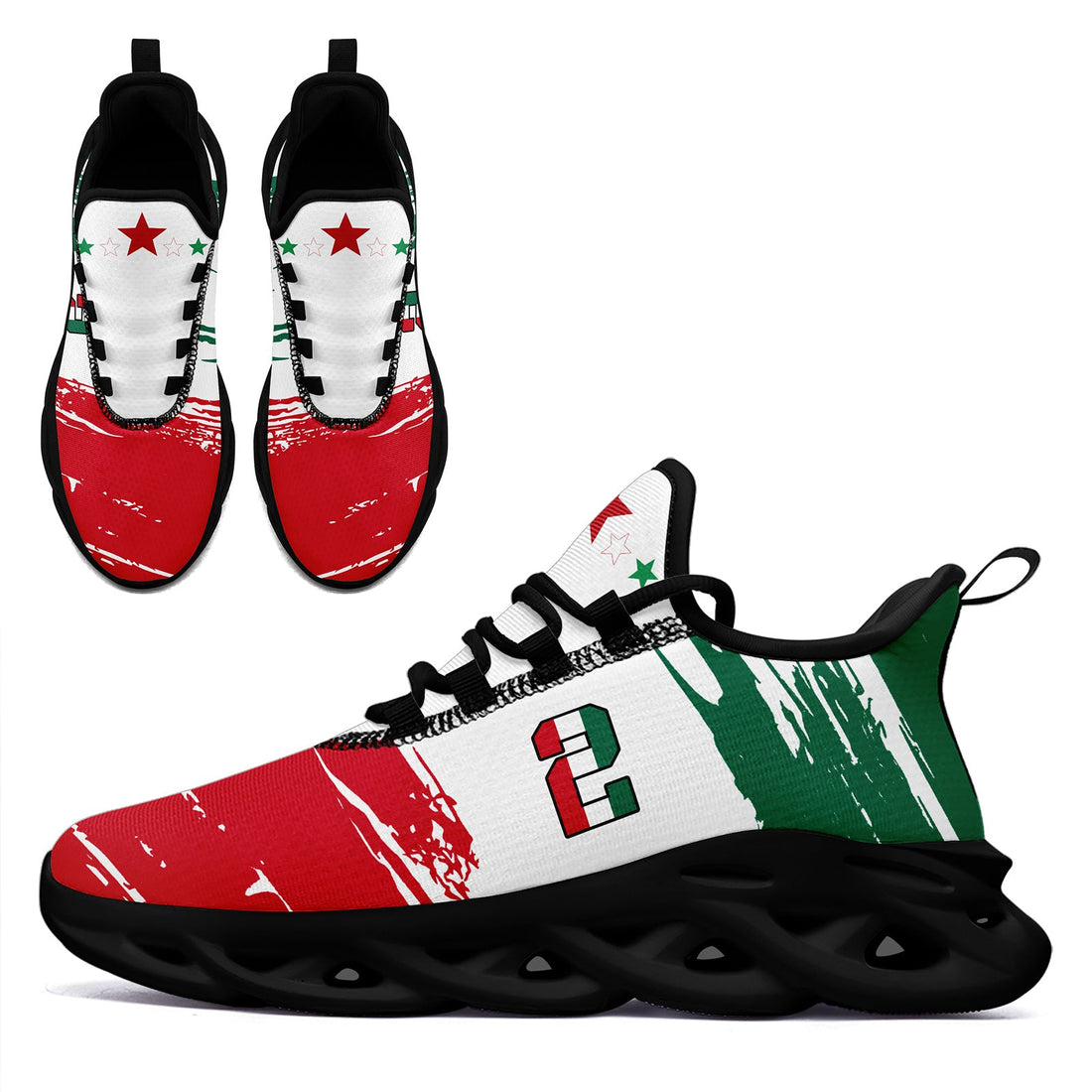 Custom 2026 World Cup Mexico Sneakers DIY Country Flag Running Shoes Lightweight Sport Shoes Gift for Football Fans Personalized Team Name and Logo FN003-F023078-6
