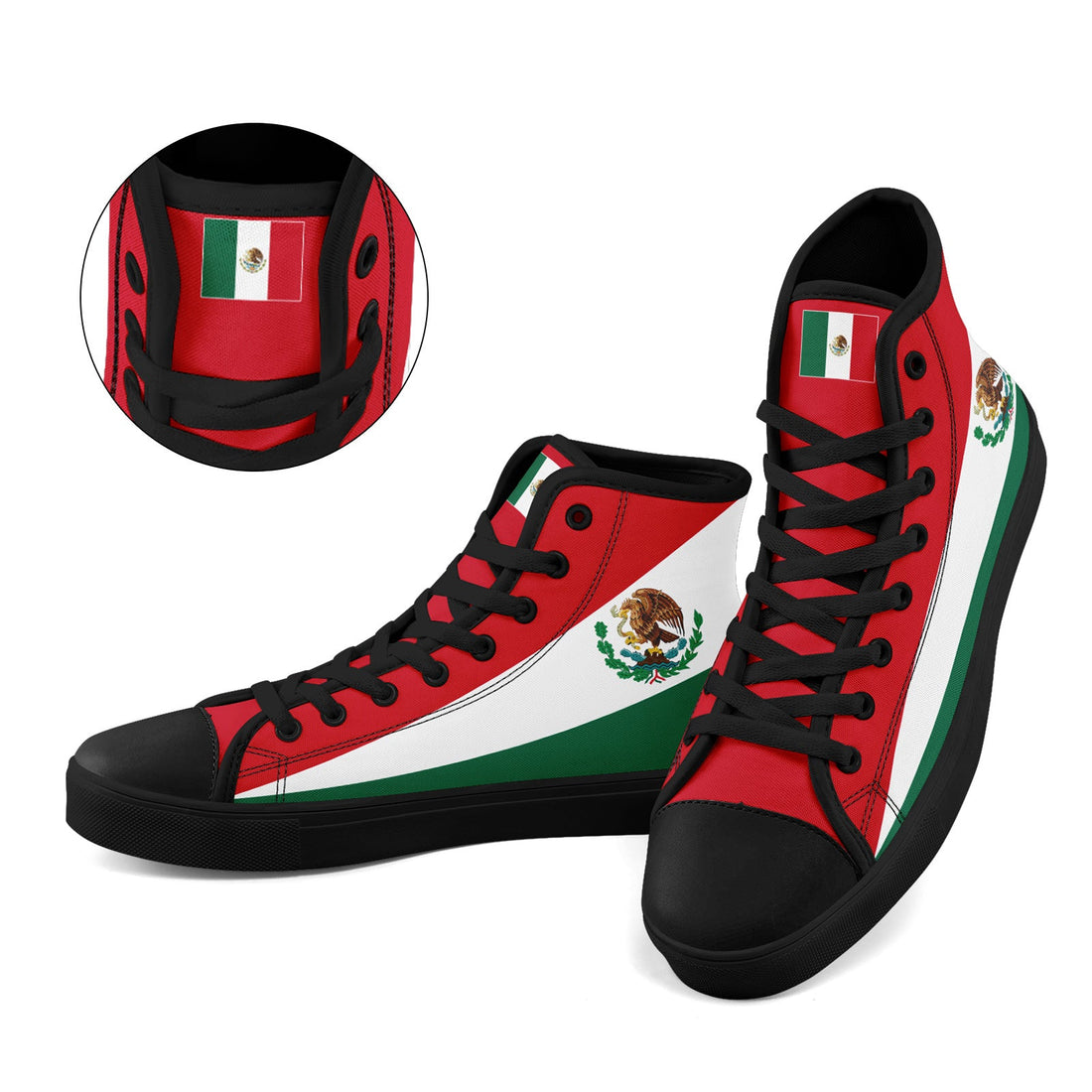 Custom 2026 World Cup Mexico Sneakers DIY Country Flag Running Shoes Lightweight Sport Shoes Gift for Football Fans Personalized Team Name and Logo FN024-F023059-4