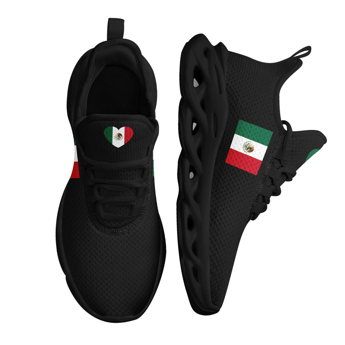 Custom 2026 World Cup Mexico Sneakers DIY Country Flag Running Shoes Lightweight Sport Shoes Gift for Football Fans Personalized Team Name and Logo FN003-F023045-2