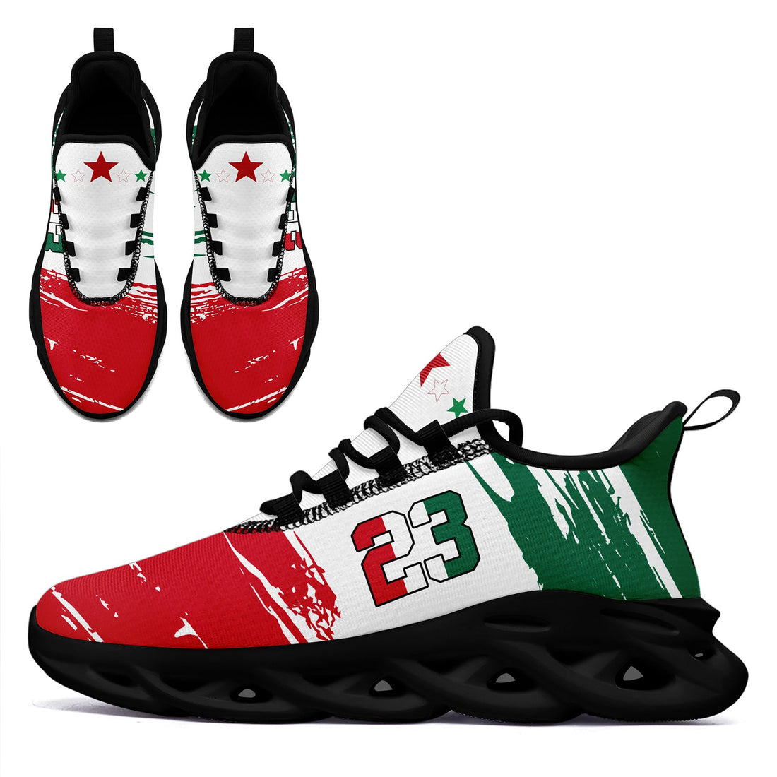 Custom 2026 World Cup Mexico Sneakers DIY Country Flag Running Shoes Lightweight Sport Shoes Gift for Football Fans Personalized Team Name and Logo FN003-F023078-10