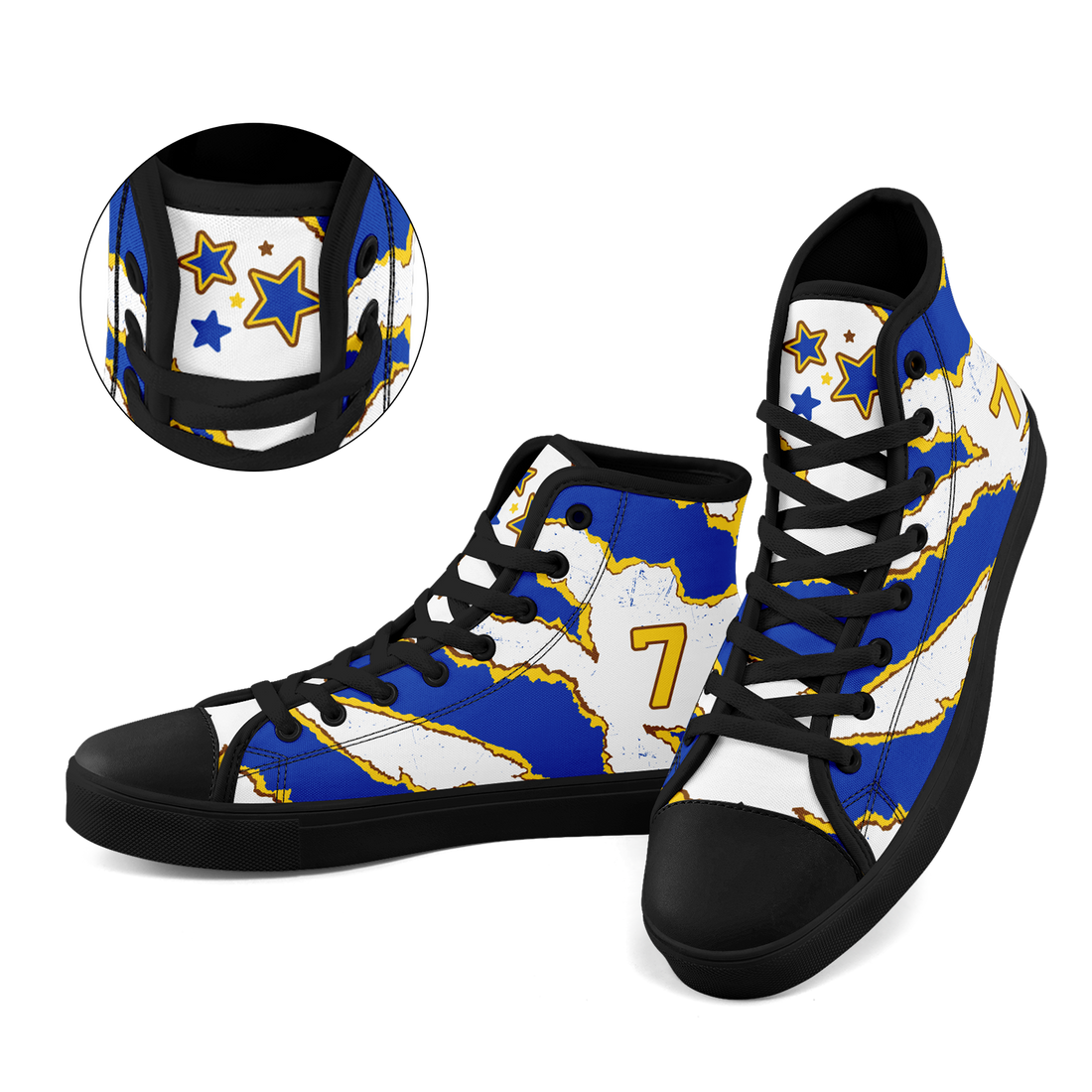 Custom Uruguay 2026 World Cup Sneakers DIY Country Flag Running Shoes Lightweight Sport Shoes Gift for Football Fans Personalized Team Name and Logo FN024-F009125-6
