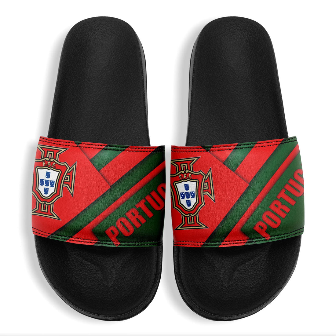 Custom Portugal 2026 World Cup Sneakers DIY Country Flag Running Shoes Lightweight Sport Shoes Gift for Football Fans Personalized Team Name and Logo FN056-F020034-3