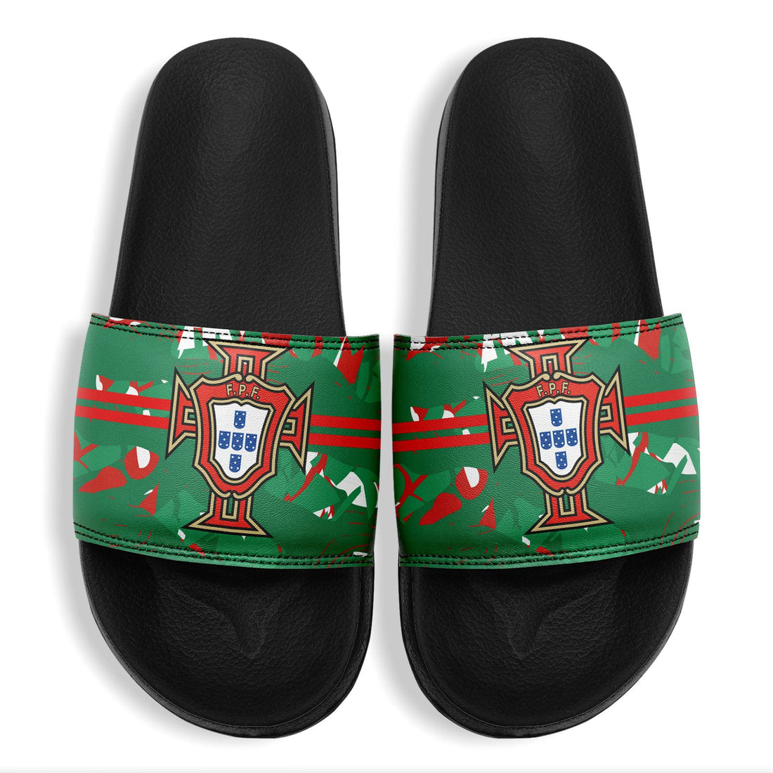 Custom Portugal 2026 World Cup Sneakers DIY Country Flag Running Shoes Lightweight Sport Shoes Gift for Football Fans Personalized Team Name and Logo FN056-F020034-4