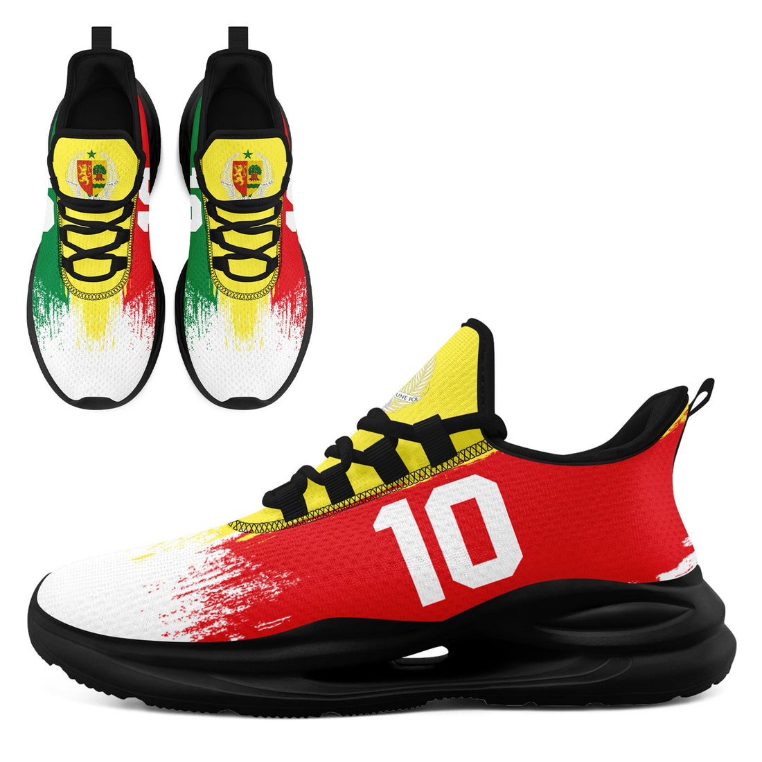Custom Senegal 2026 World Cup Sneakers DIY Country Flag Running Shoes Lightweight Sport Shoes Gift for Football Fans Personalized Team Name and Logo FN079-F009079-2