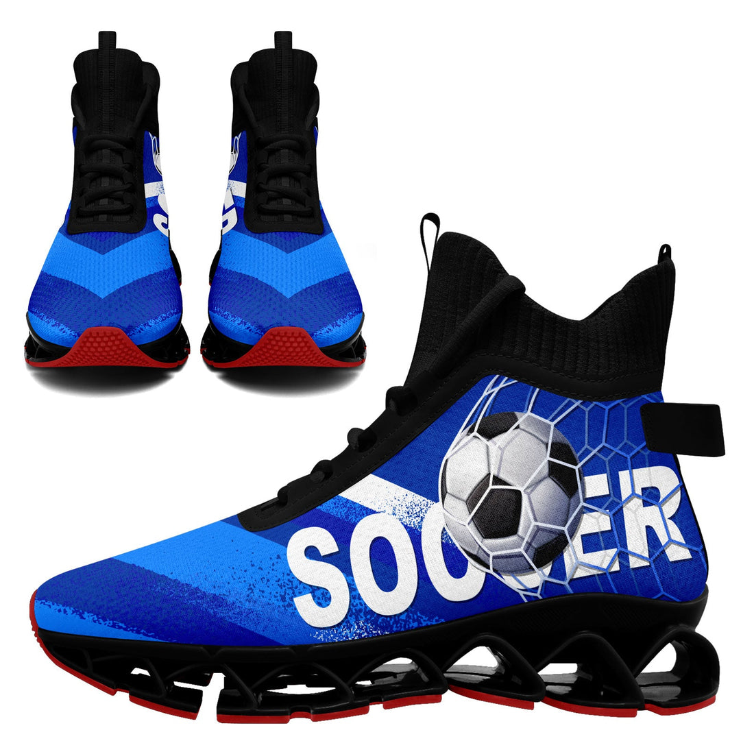 Custom Uruguay 2026 World Cup Sneakers DIY Country Flag Running Shoes Lightweight Sport Shoes Gift for Football Fans Personalized Team Name and Logo FN029XD-F009111-5