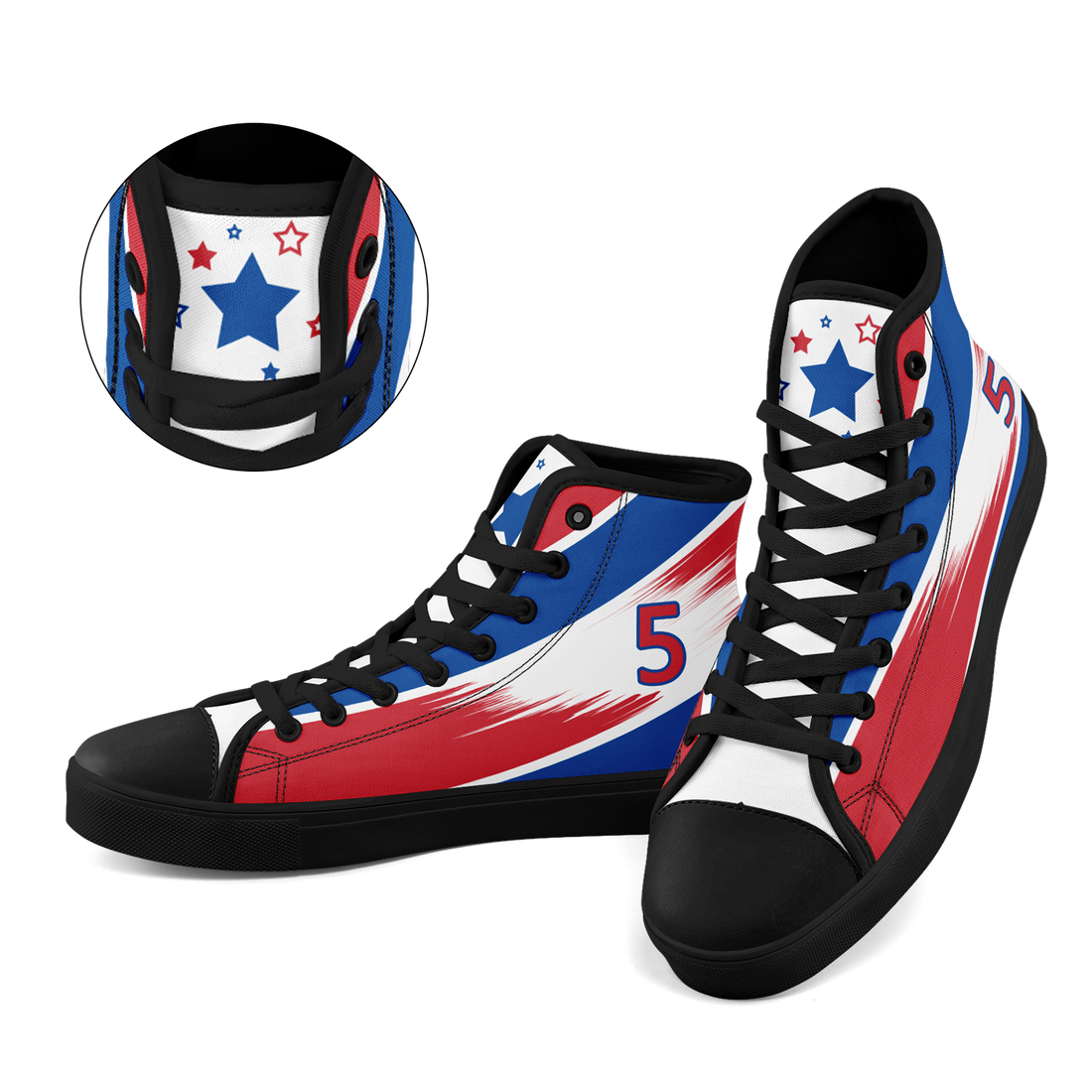 Custom South Korea 2026 World Cup Sneakers DIY Country Flag Running Shoes Lightweight Sport Shoes Gift for Football Fans Personalized Team Name and Logo FN024-F009120-7