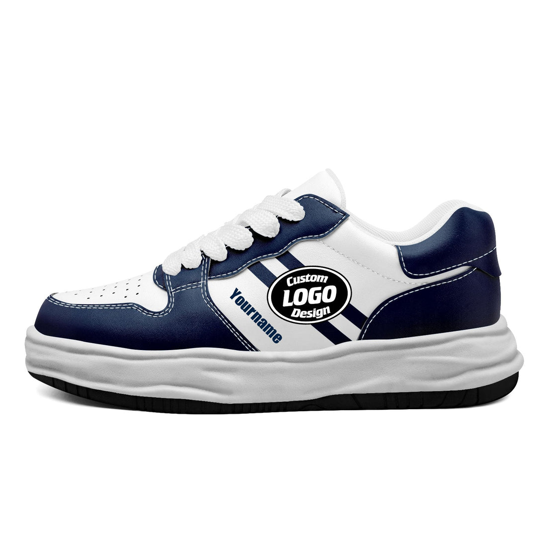 Corporate Gifts,Custom Blue White Dallas Shoes Personalized Sneaker FN032-D020389-9