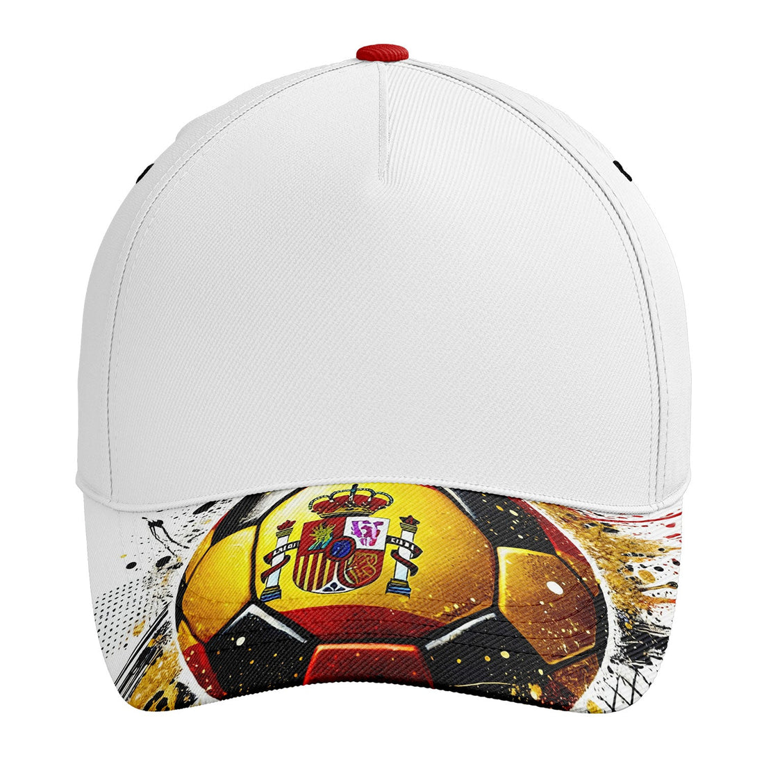 Personalized 2026 Spain Soccer Fan Hat - Add Your Name & Design Custom 2026 Football Tournament Hat YW061-F025073-4