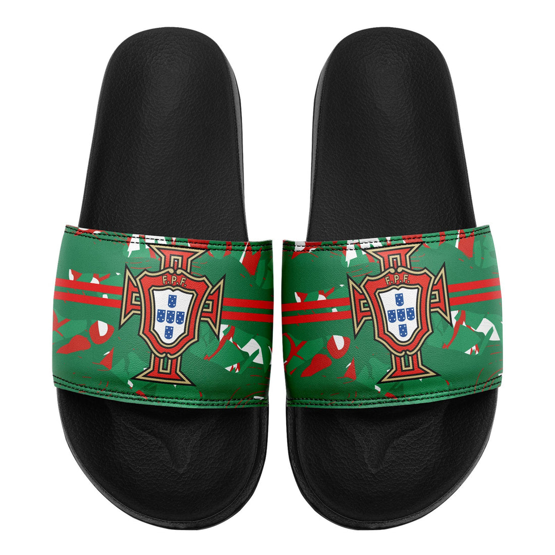 Custom Portugal 2026 World Cup Sneakers DIY Country Flag Running Shoes Lightweight Sport Shoes Gift for Football Fans Personalized Team Name and Logo FN056-F020034-4