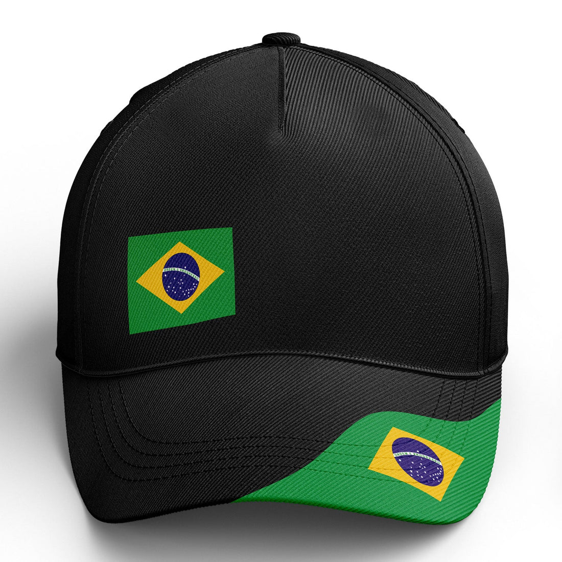 Personalized 2026 Brazil Soccer Fan Hat - Add Your Name & Design Custom 2026 Football Tournament Hat YW061-F027074-3