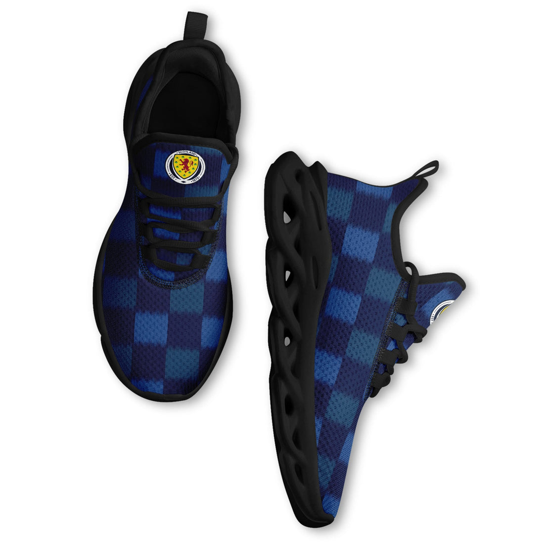 Custom Scotland 2026 World Cup Sneakers DIY Country Flag Running Shoes Lightweight Sport Shoes Gift for Football Fans Personalized Team Name and Logo FN003-F020027-2