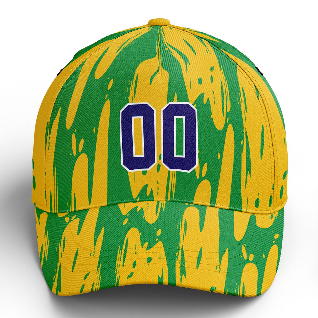 Personalized 2026 Brazil Soccer Fan Hat - Add Your Name & Design Custom 2026 Football Tournament Hat YW061-F027087-1