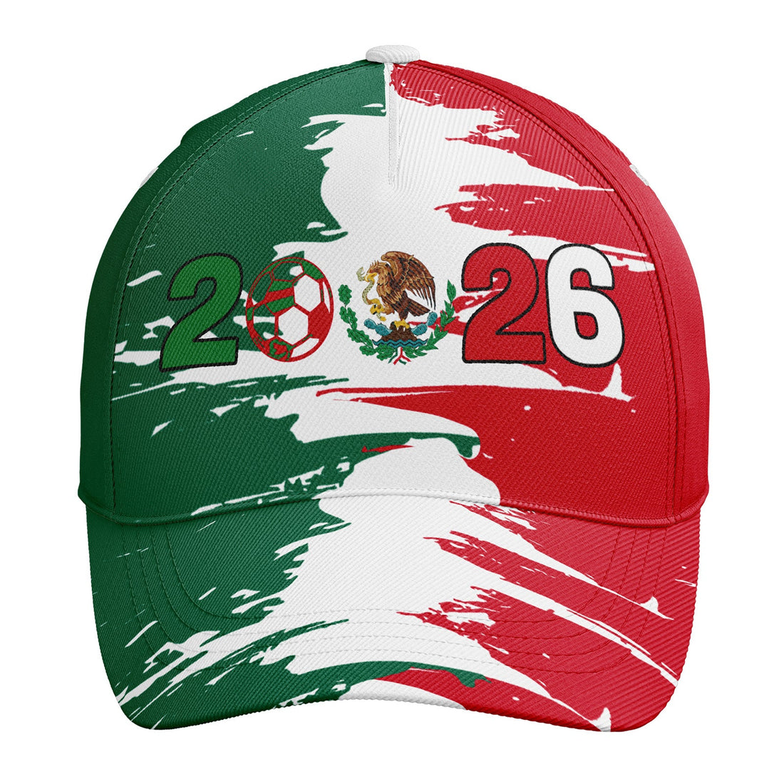 Personalized 2026 Mexico Soccer Fan Hat - Add Your Name & Design Custom 2026 Football Tournament Hat YW061-F023053-1