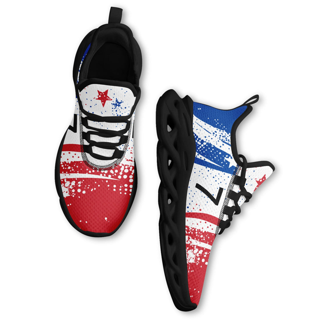 Custom South Korea 2026 World Cup Sneakers DIY Country Flag Running Shoes Lightweight Sport Shoes Gift for Football Fans Personalized Team Name and Logo FN003-F009114-2