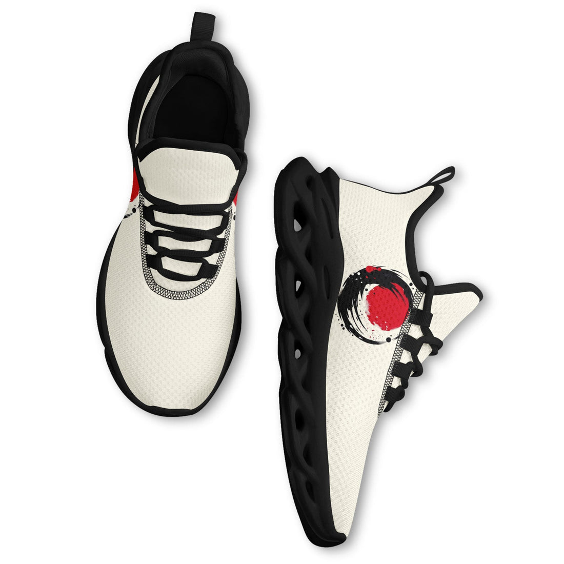 Custom Japan 2026 World Cup Sneakers DIY Country Flag Running Shoes Lightweight Sport Shoes Gift for Football Fans Personalized Team Name and Logo FN003-F025044-6