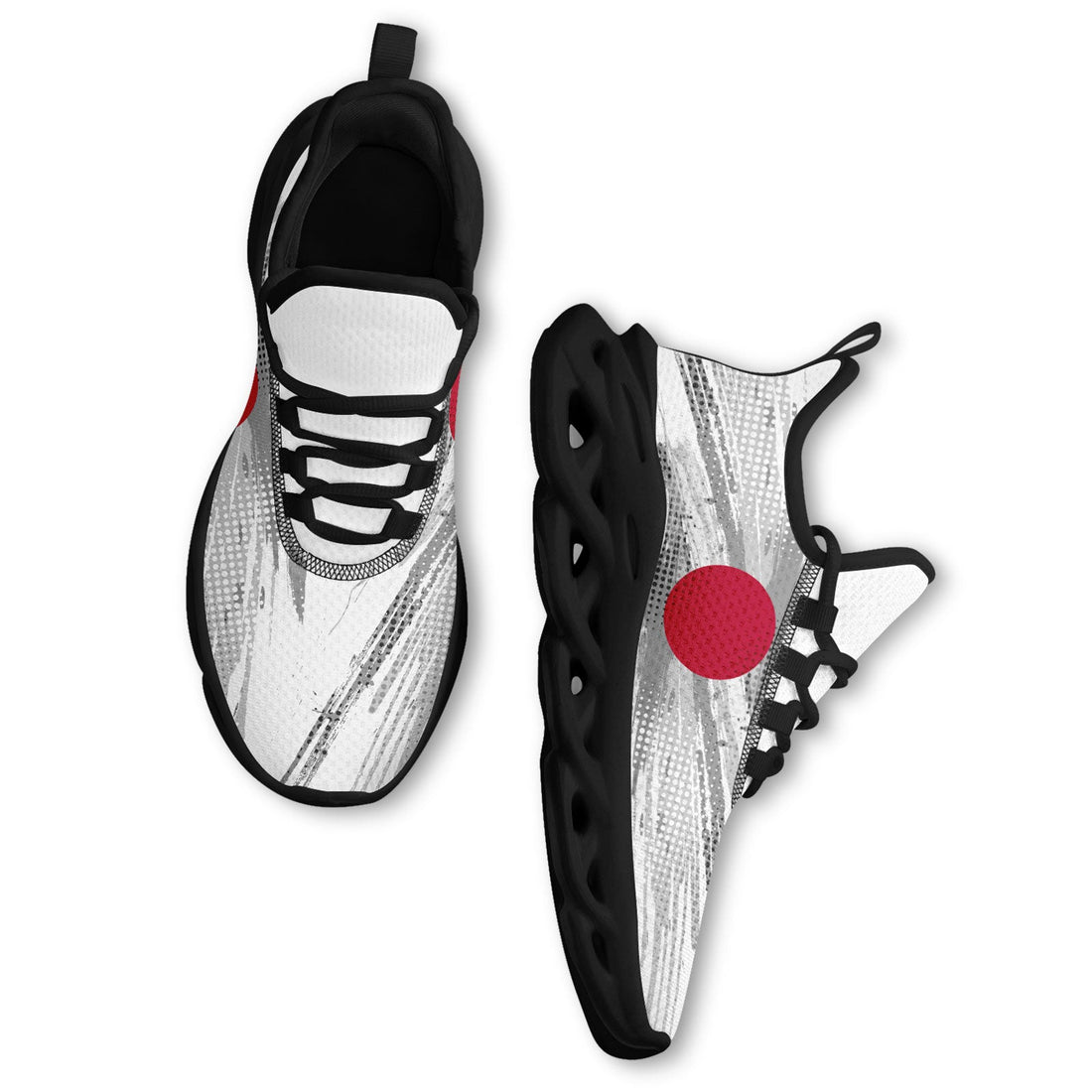 Custom Japan 2026 World Cup Sneakers DIY Country Flag Running Shoes Lightweight Sport Shoes Gift for Football Fans Personalized Team Name and Logo FN003-F025044-3