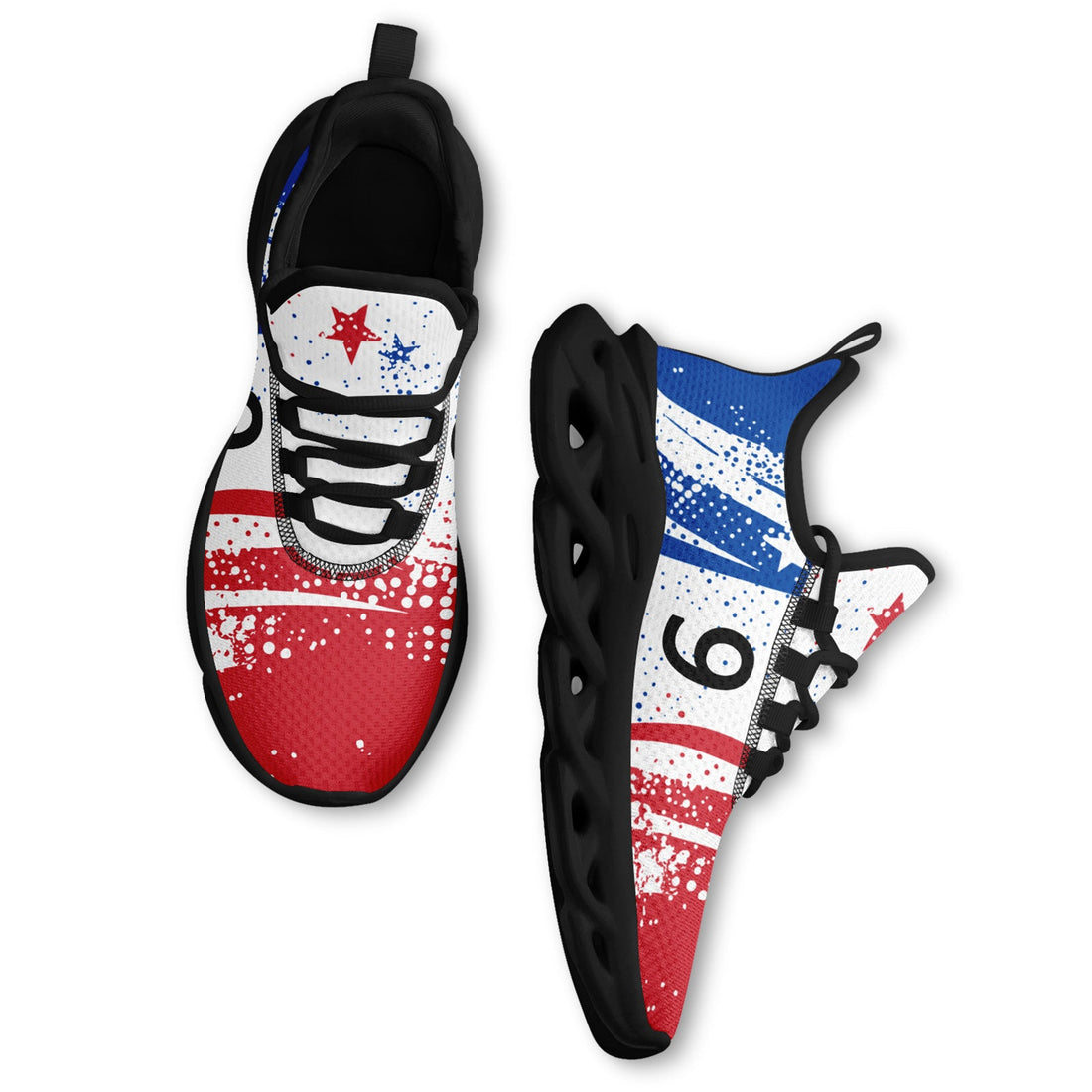 Custom South Korea 2026 World Cup Sneakers DIY Country Flag Running Shoes Lightweight Sport Shoes Gift for Football Fans Personalized Team Name and Logo FN003-F009114-10
