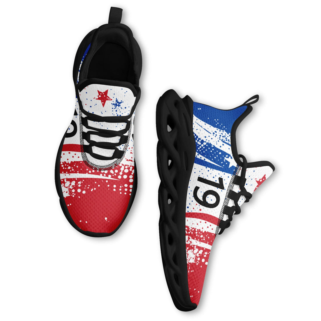 Custom South Korea 2026 World Cup Sneakers DIY Country Flag Running Shoes Lightweight Sport Shoes Gift for Football Fans Personalized Team Name and Logo FN003-F009114-3