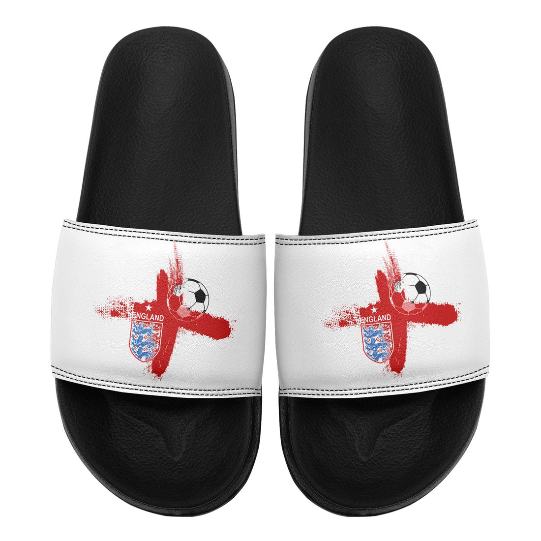 Custom England 2026 World Cup Sneakers DIY Country Flag Running Shoes Lightweight Sport Shoes Gift for Football Fans Personalized Team Name and Logo FN056-F020033-2