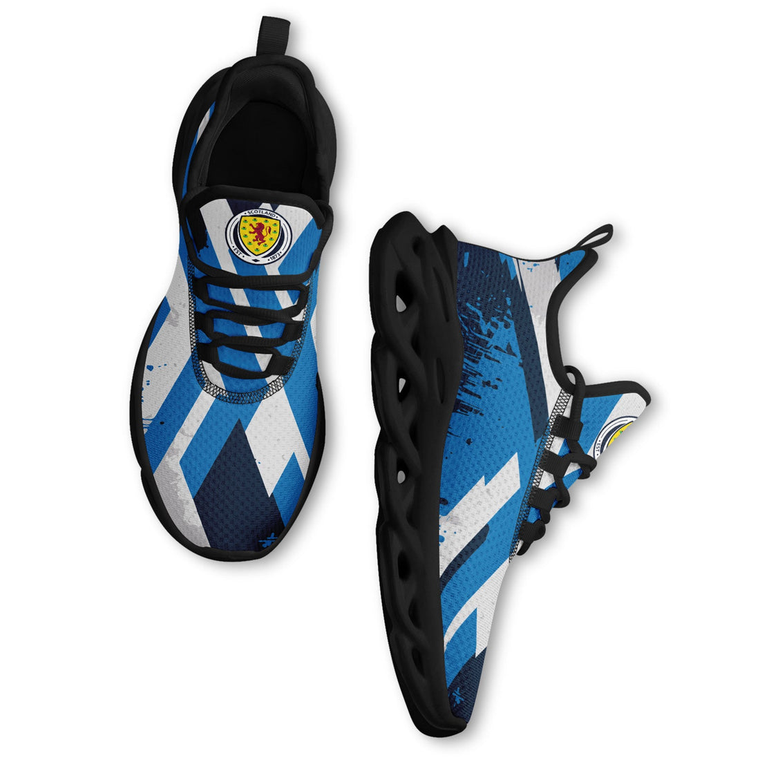 Custom Scotland 2026 World Cup Sneakers DIY Country Flag Running Shoes Lightweight Sport Shoes Gift for Football Fans Personalized Team Name and Logo FN003-F020027-5