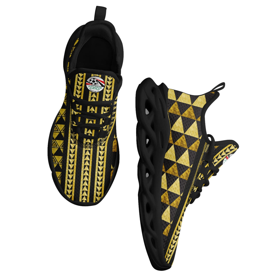 Custom Egypt 2026 World Cup Sneakers DIY Country Flag Running Shoes Lightweight Sport Shoes Gift for Football Fans Personalized Team Name and Logo FN003-F020041-4