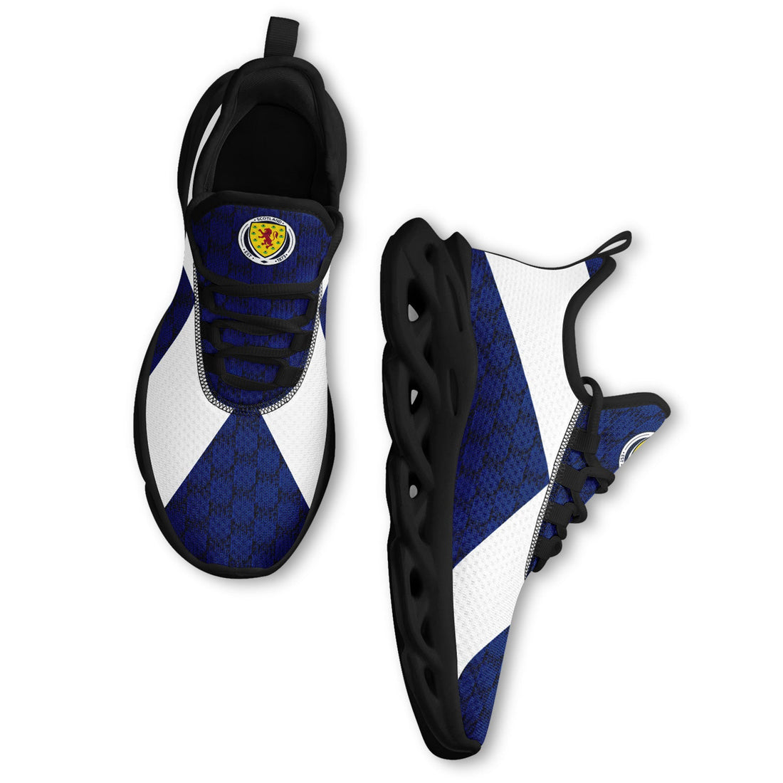 Custom Scotland 2026 World Cup Sneakers DIY Country Flag Running Shoes Lightweight Sport Shoes Gift for Football Fans Personalized Team Name and Logo FN003-F020027-1