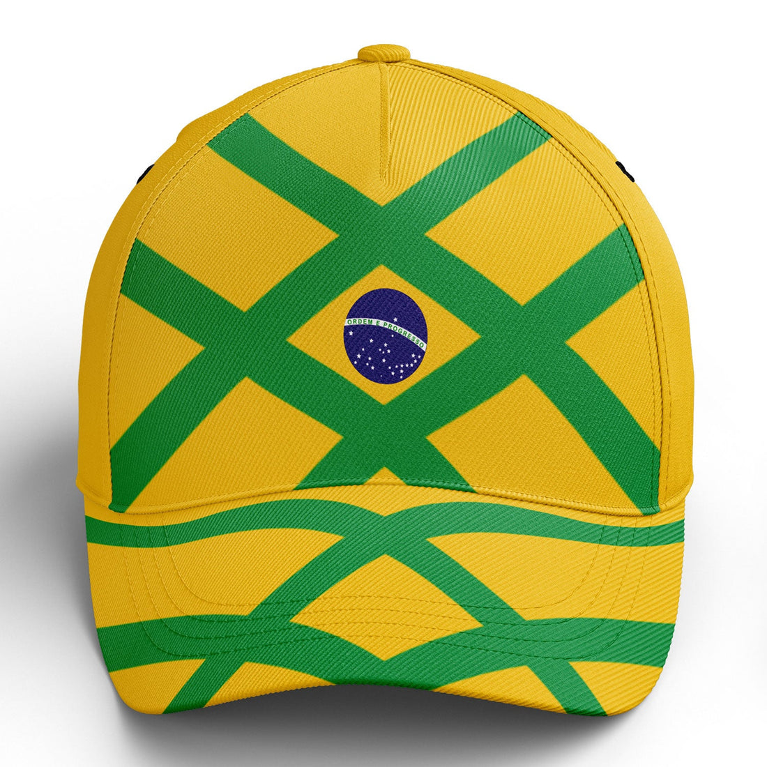 Personalized 2026 Brazil Soccer Fan Hat - Add Your Name & Design Custom 2026 Football Tournament Hat YW061-F027074-4