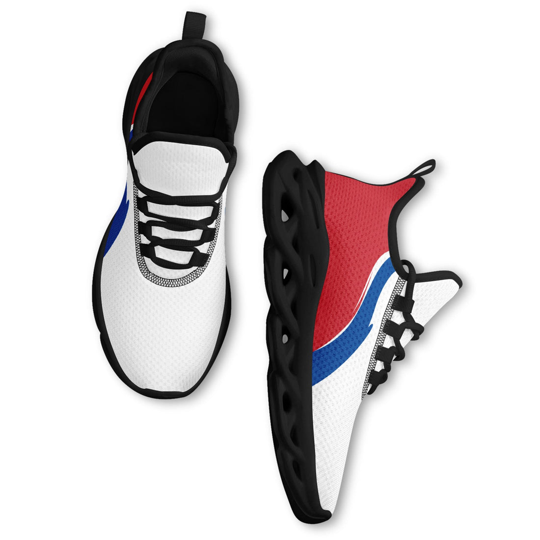 Custom South Korea 2026 World Cup Sneakers DIY Country Flag Running Shoes Lightweight Sport Shoes Gift for Football Fans Personalized Team Name and Logo FN003-F009130-3