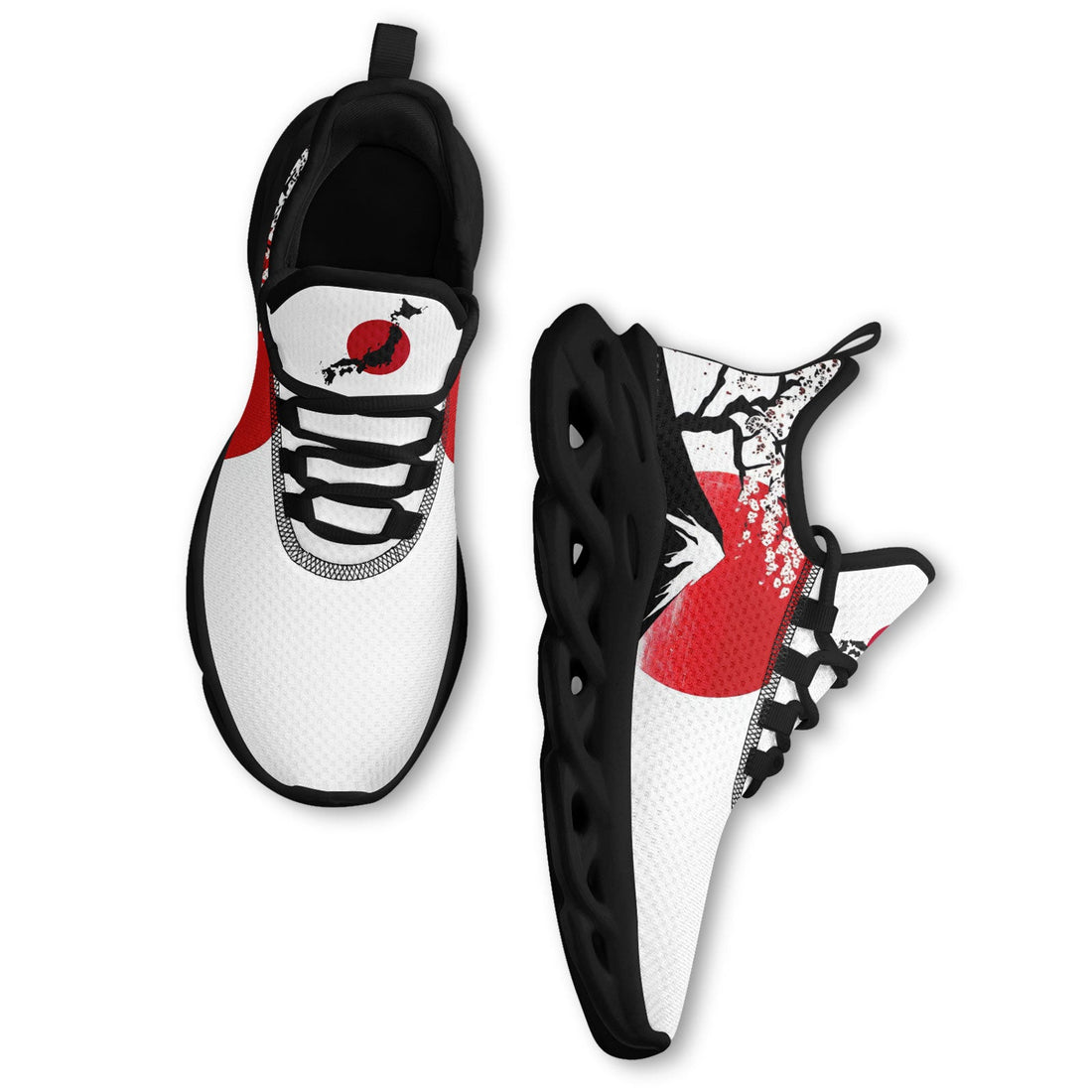 Custom Japan 2026 World Cup Sneakers DIY Country Flag Running Shoes Lightweight Sport Shoes Gift for Football Fans Personalized Team Name and Logo FN003-F025044-7
