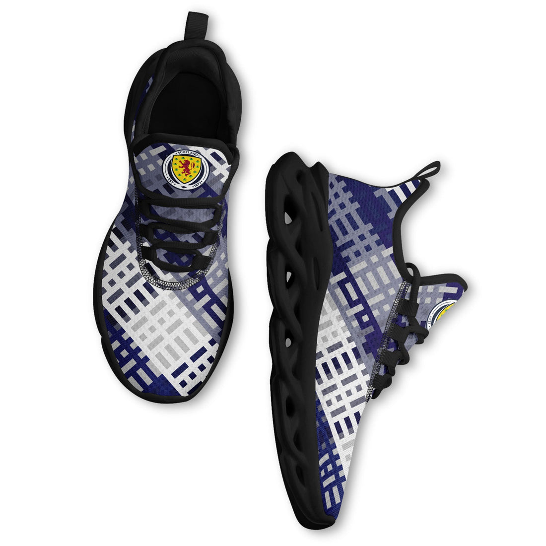 Custom Scotland 2026 World Cup Sneakers DIY Country Flag Running Shoes Lightweight Sport Shoes Gift for Football Fans Personalized Team Name and Logo FN003-F020027-4