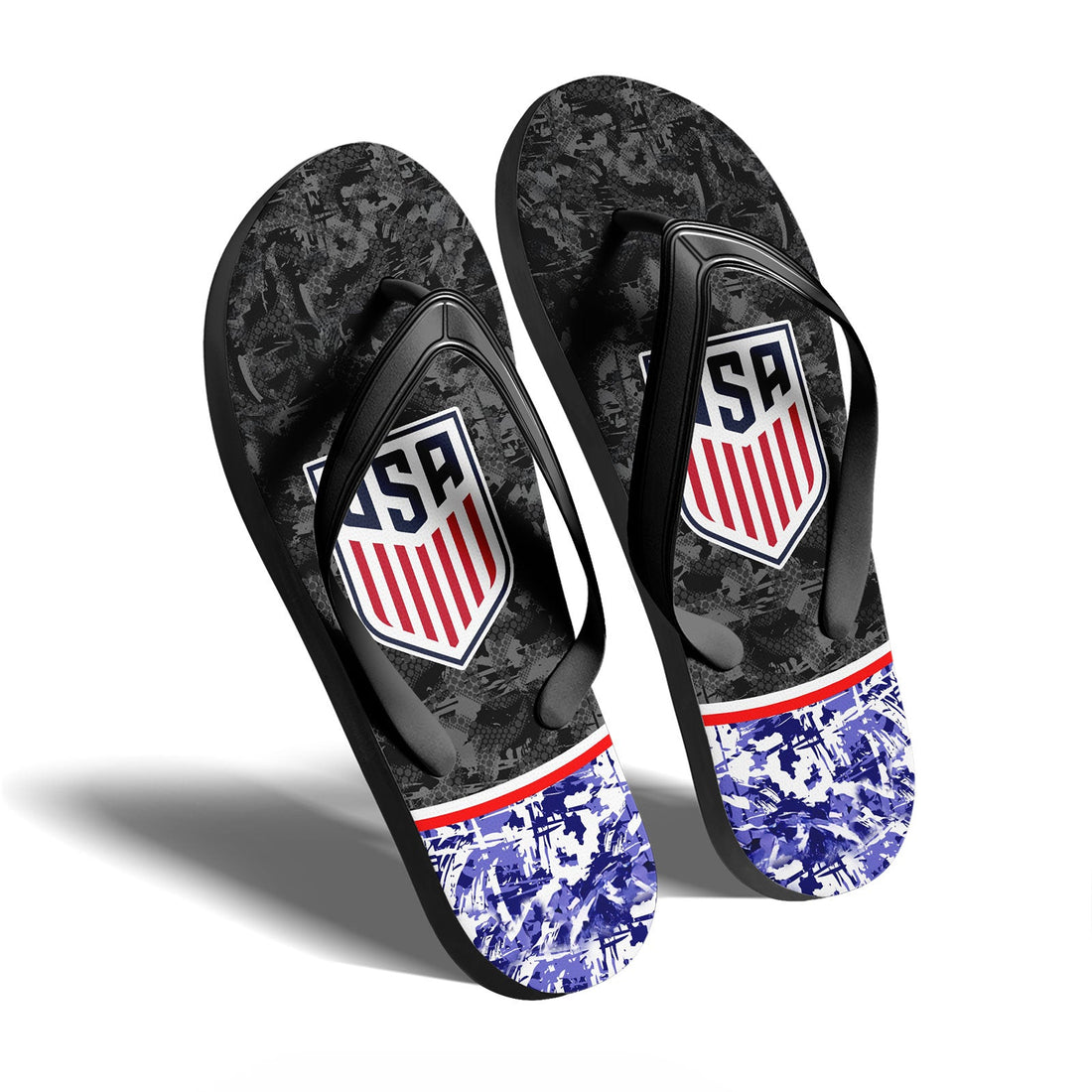 Custom United States 2026 World Cup Sneakers DIY Country Flag Running Shoes Lightweight Sport Shoes Gift for Football Fans Personalized Team Name and Logo FN058-F028041-19