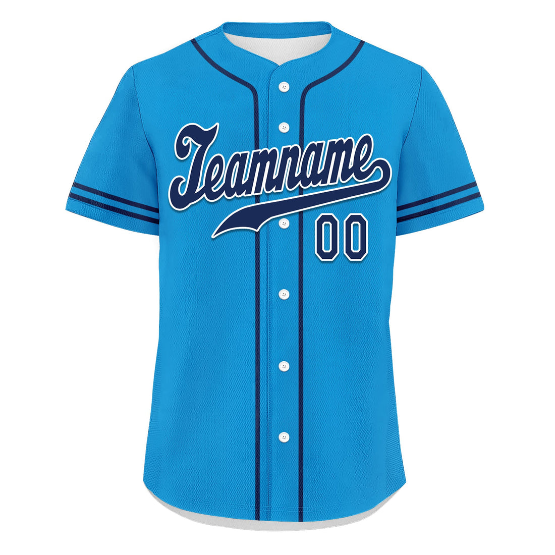 Custom Blue Classic Style Black Personalized Authentic Baseball Jersey UN002-bd0b00d8-cc