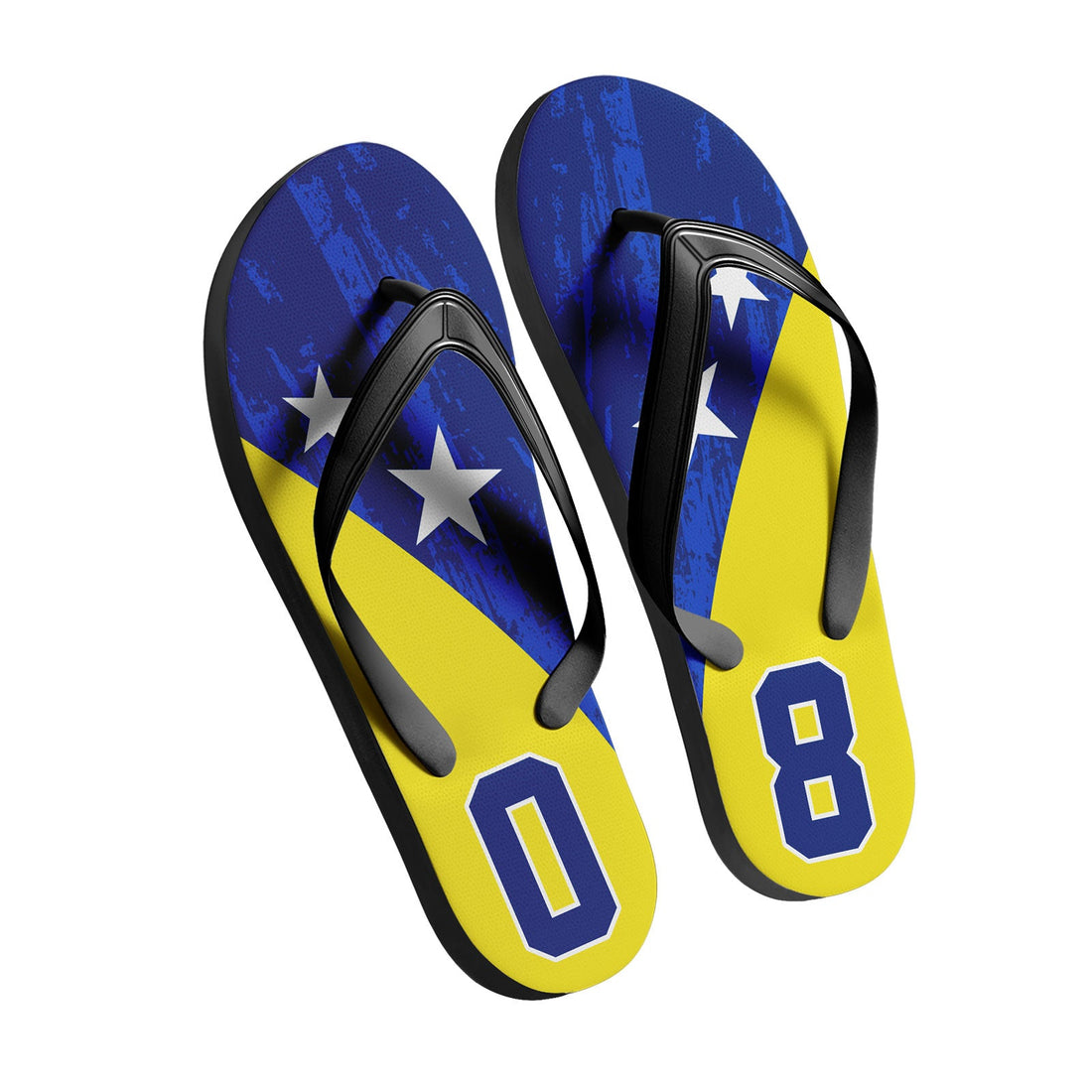 Custom Curaçao 2026 World Cup Sneakers DIY Country Flag Running Shoes Lightweight Sport Shoes Gift for Football Fans Personalized Team Name and Logo FN058-F009136-2