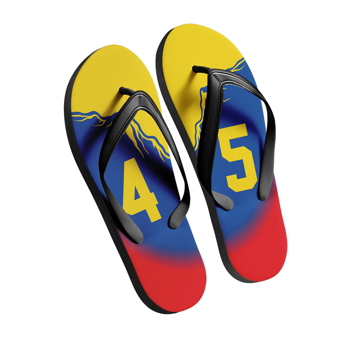 Custom Ecuador 2026 World Cup Sneakers DIY Country Flag Running Shoes Lightweight Sport Shoes Gift for Football Fans Personalized Team Name and Logo FN058-F009137-5