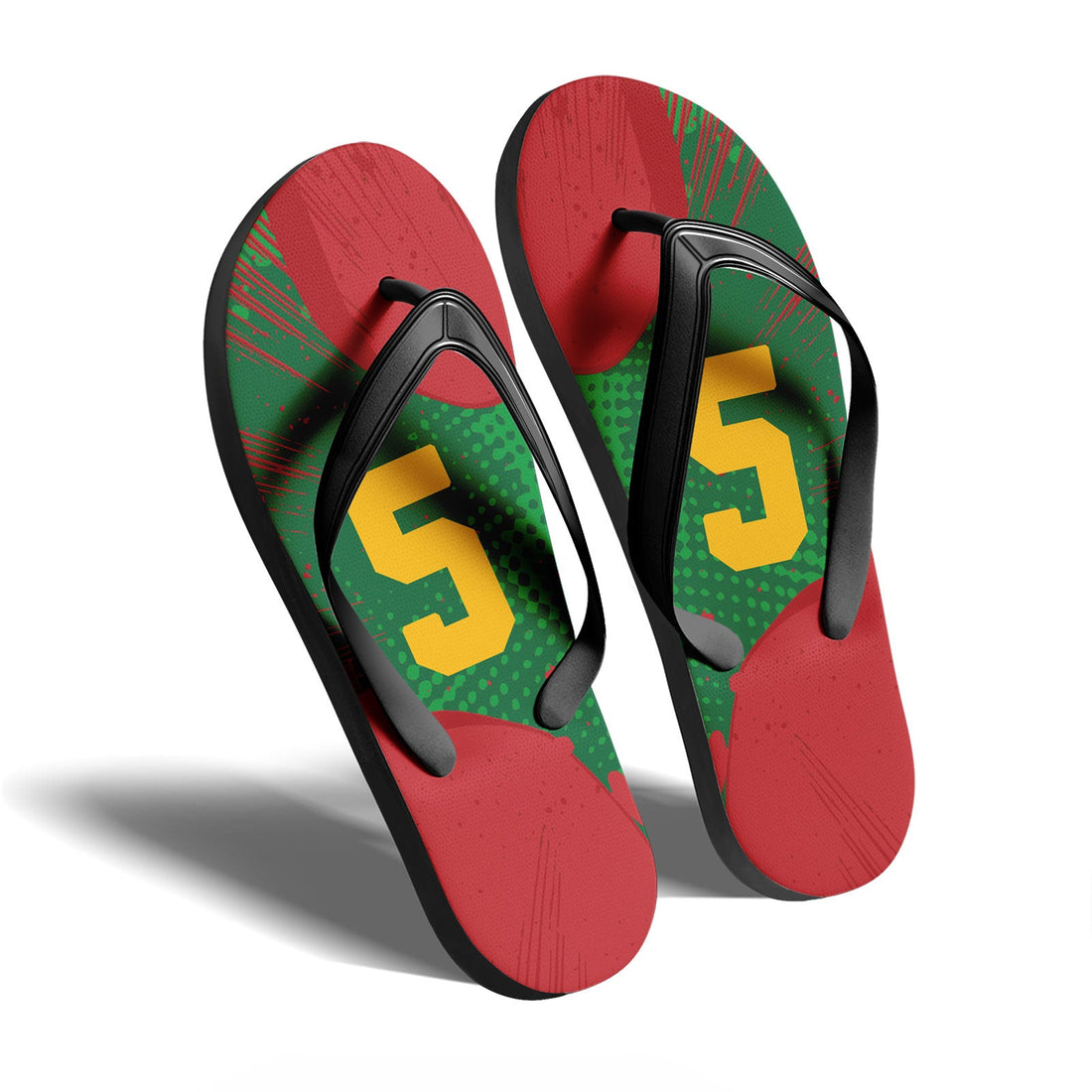Custom Morocco 2026 World Cup Sneakers DIY Country Flag Running Shoes Lightweight Sport Shoes Gift for Football Fans Personalized Team Name and Logo FN058-F009124-4