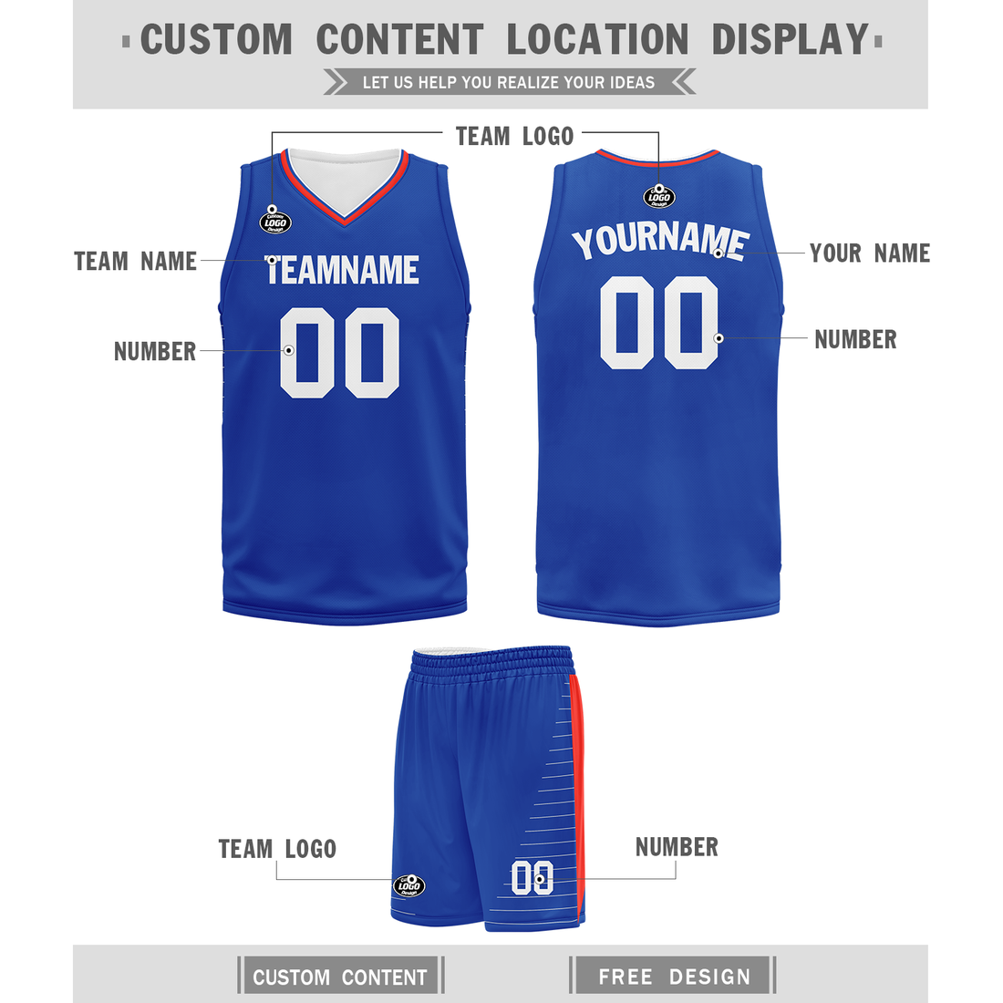 Custom Blue Classic Style Sports Uniform Basketball Jersey BBJ01-bd0a70ca
