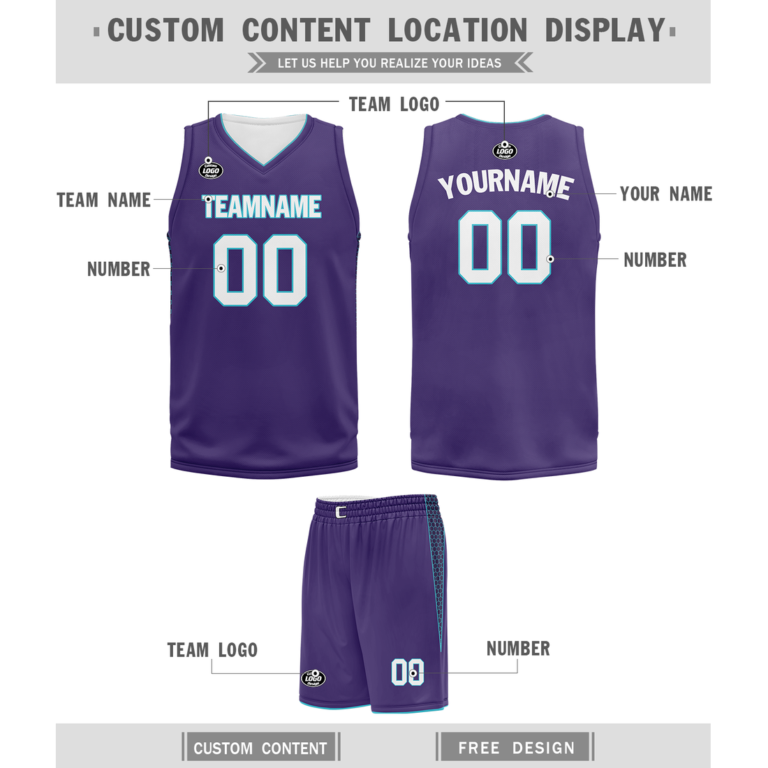 Custom Purple Classic Style Sports Uniform Basketball Jersey BBJ01-bd0a70ad