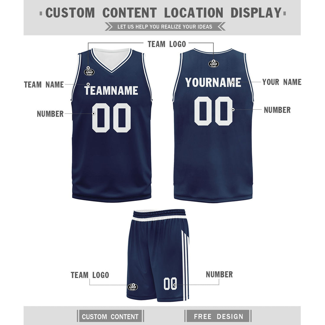 Custom Blue Classic Style Sports Uniform Basketball Jersey BBJ01-D020105-9